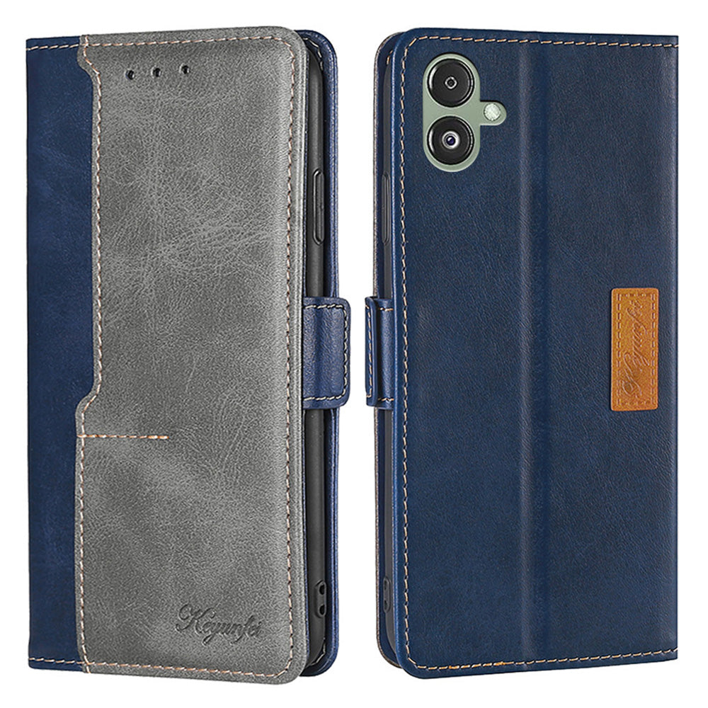 For Samsung Galaxy F14 5G PU Leather Cover Contrast Color Wallet Stand Flip Phone Case For Samsung Galaxy F14 5G PU Leather Cover Contrast Color Wallet Stand Flip Phone Case